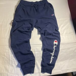 Champion Men's Navy Joggers tracksuits Medium